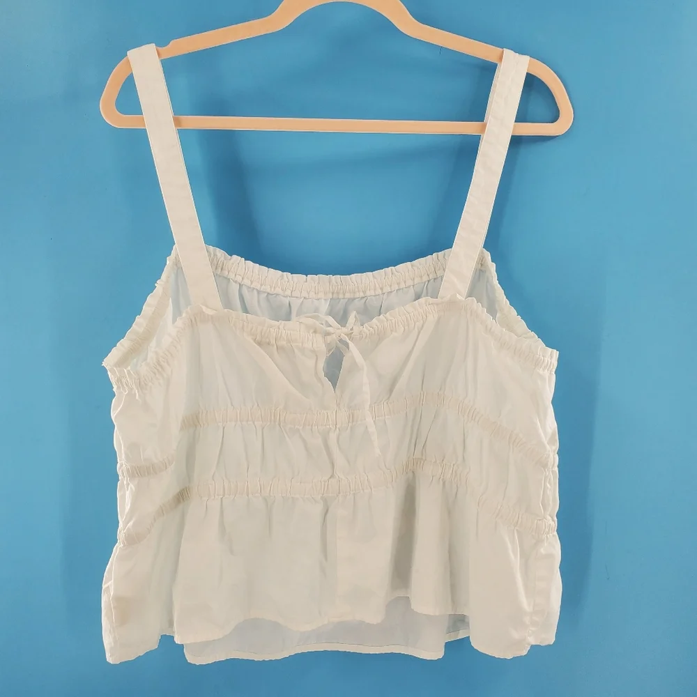 Madewell XXL white cotton tank top - Picture 6 of 12